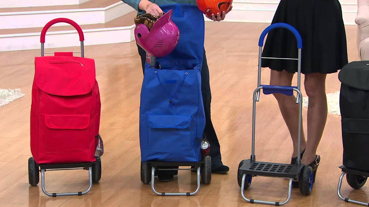 Trolley Dolly 2in1 Folding Cart and Dolly with Comfort Handle with