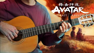 Leaves From The Vine - Avatar: The Last Airbender (fingerstyle classical guitar cover) with Tabs Resimi