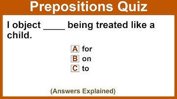 English Prepositions Quiz | Test Your Grammar Instincts!