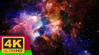 3 HOURS - BREATHTAKING SPACE NEBULAS (RELAXING MUSIC VIDEO FOR STRESS RELIEF) 4K