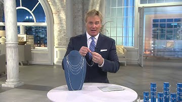 36" Polished Super Cube Chain by Silver Style with Rick Domeier