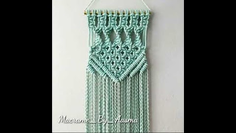 Macrame mini Wall hanging || this type making wall hanging