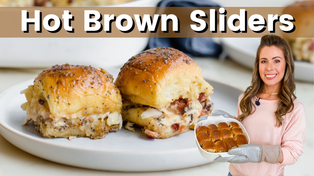 Kentucky Hot Brown Sliders Recipe - A great party appetizer