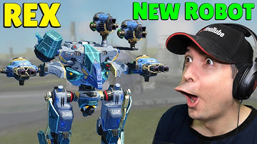 NIEUWE Robot REX neemt nu War Robots over…