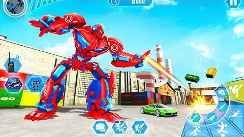Police Robot Car Game: Transform Drone Robot Games Roadster Inc - 3D Games Action Latest Update