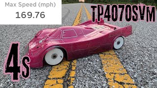 Hobao VTE2 169.76mph on 4s w/ Tp4070svm and Onyx Phat Packs 
