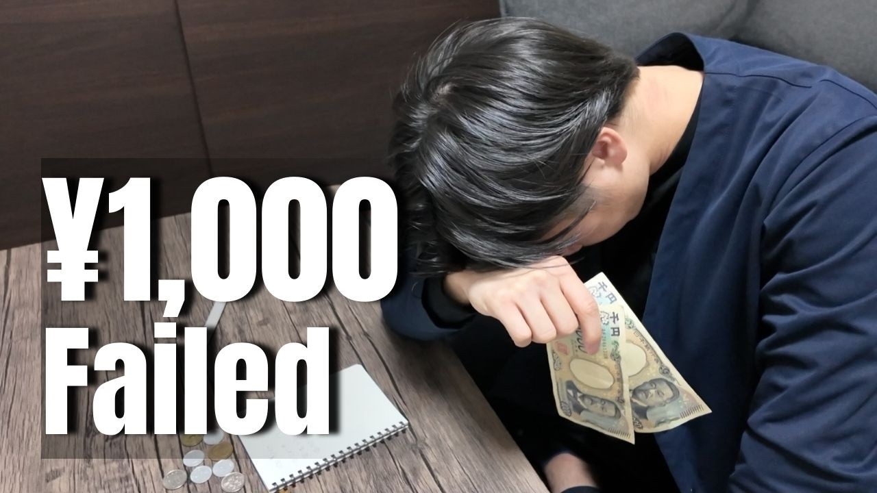 ¥1,000 Failed | Low-Salary Japanese Salaryman Daily Life