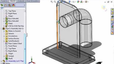 Manually Creating Lids Assembly in Solidworks