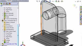 Manually Creating Lids Assembly in Solidworks