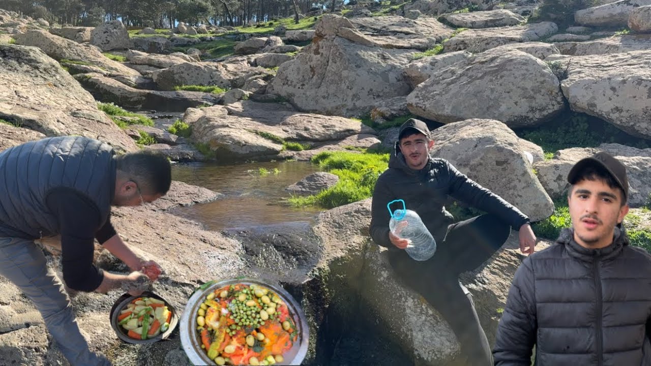 🔴 جولة استكشافية مجنونة 😱 في جبال كوركو مع طجين ولا أروع !