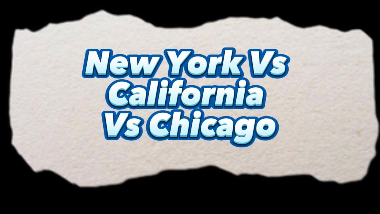 New York Vs California Vs Chicago Music “Part 1” YouTube