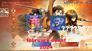 MLBB february event AOT event starlight chest event