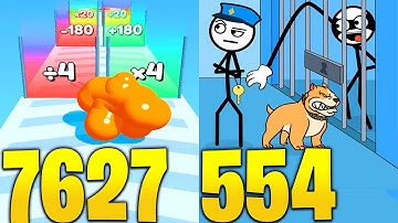 Tall man run VS Thief Puzzle - All Levels SpeedRun Gameplay