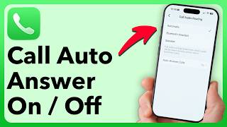 How To Enable Or Disable Auto Answer Calls On iPhone screenshot 1