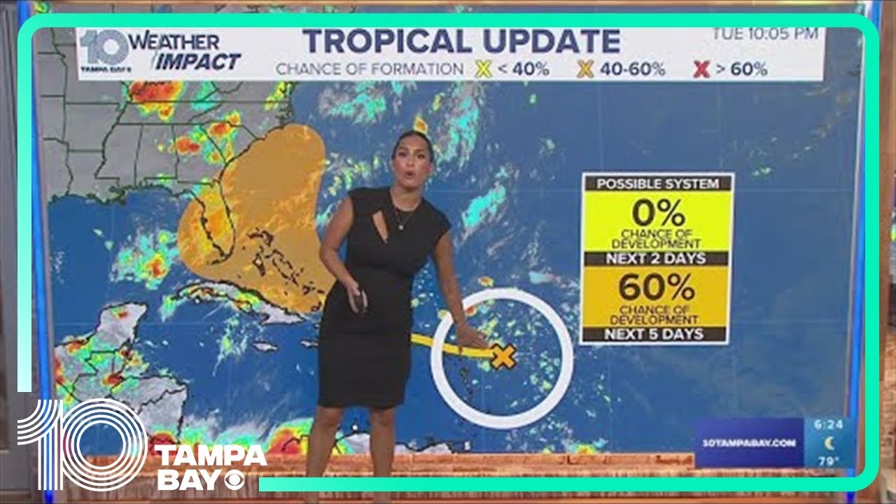 Tracking the Tropics: Disturbance in the Atlantic has 60% chance of ...