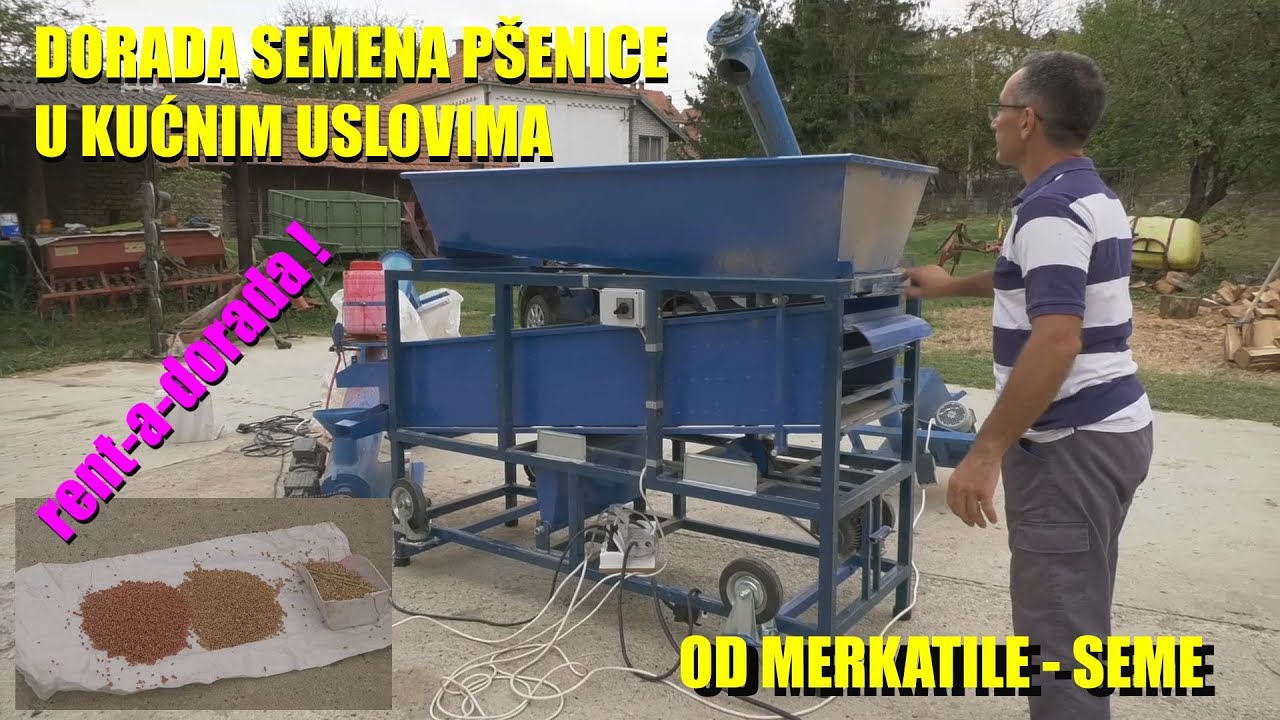 Mašina za PROIZVODNU SEMENA  od merkatile -  SEME TRI PUTA JEFTNIJE ako ga radite SAMI-rent-a-dorada