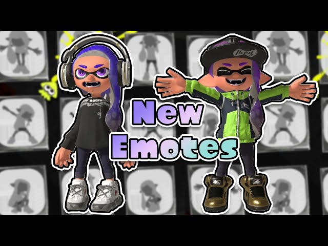 Splatoon 3] New Emotes All Chill Wave 'Em Off Level 16 to 35
