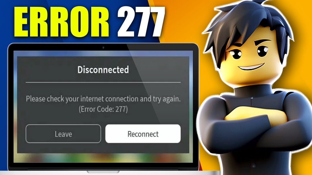 Roblox Error Code 277 - Quick Fix - YouTube