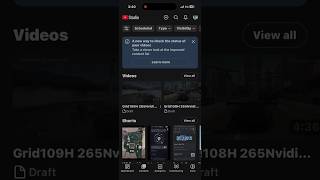 Improved Content List #youtube #youtubestudio #shorts #ytcreate #ios26 #android