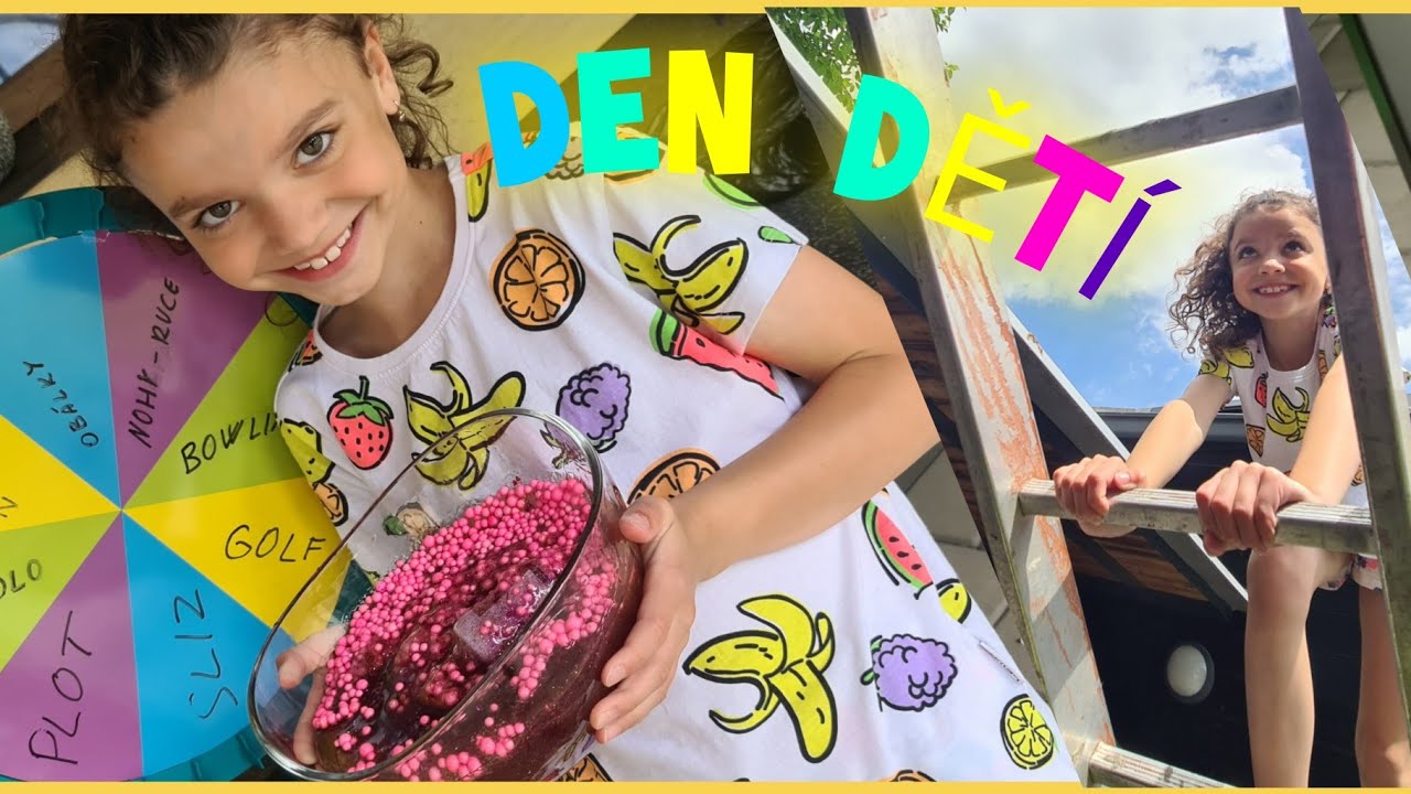 DEN DĚTÍ - OBALKOMÁNIE - KOLO ŠTĚSTÍ - Jaké úkoly Natálka musela splnit, aby dostala DÁRKY??