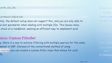 Mastering DRF Filtering: How to Use fieldset_filters with Multiple Queries