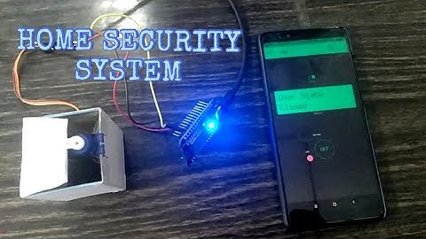 IoT | Home Security System | Module 1| Latest Project by Tech Stormers