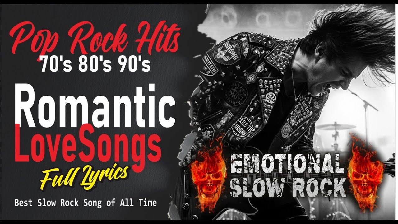 Nonstop Classic Slow Rock 🎸 Love Songs 70s 80s 90s With Lyrics