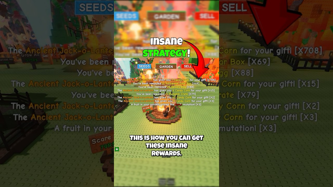 *НОВАЯ* Стратегия для события Хэллоуина в Grow A Garden