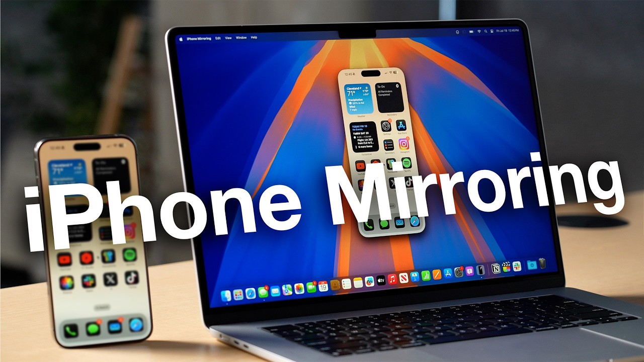 Apple's New iPhone Mirroring Feature is INSANE 🤯