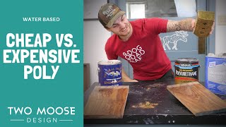 Cheap VS. Expensive Polyurethane // Water Based // Woodworking // Top Coat Durability Test