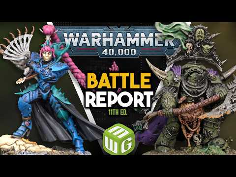 Plucking Pain from Nurgle’s Garden | Druhkari vs Death Guard Warhammer 40k Battle Report