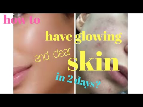 How to GET CLEAR GLOWING SKIN at home NATURALLY in 2 days|| Glass Skin ...