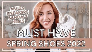 ULTIMATE SPRING SHOE GUIDE 2022! | Must Have Mules, Sandals, Heels, & Sneakers 🌸 | Moriah Robinson
