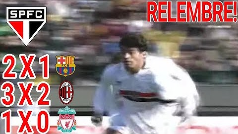RELEMBRE OS 3 MUNDIAIS DO SÃO PAULO FUTEBOL CLUBE!