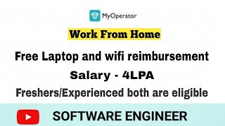 MyOperator Job openings| Upto 4Lpa|Free laptop and wifi|Software engineer|Telugu| screenshot 2