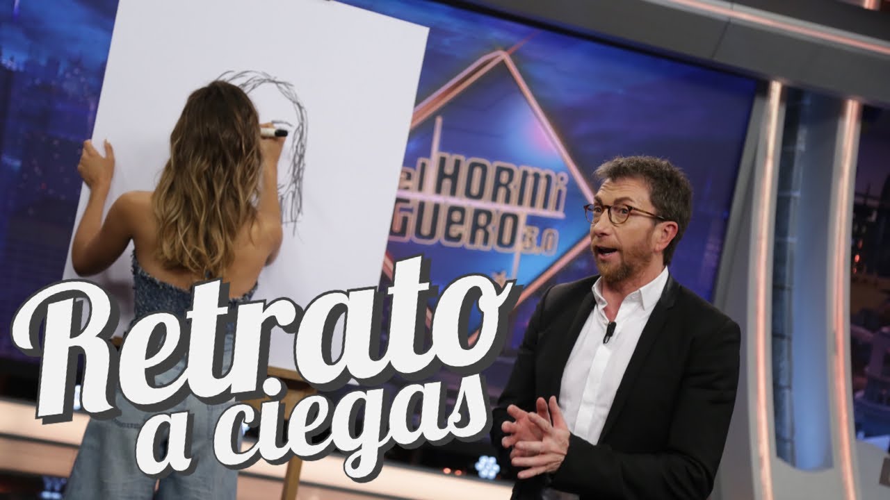 Aitana regala un retrato a ciegas a una fan - El Hormiguero