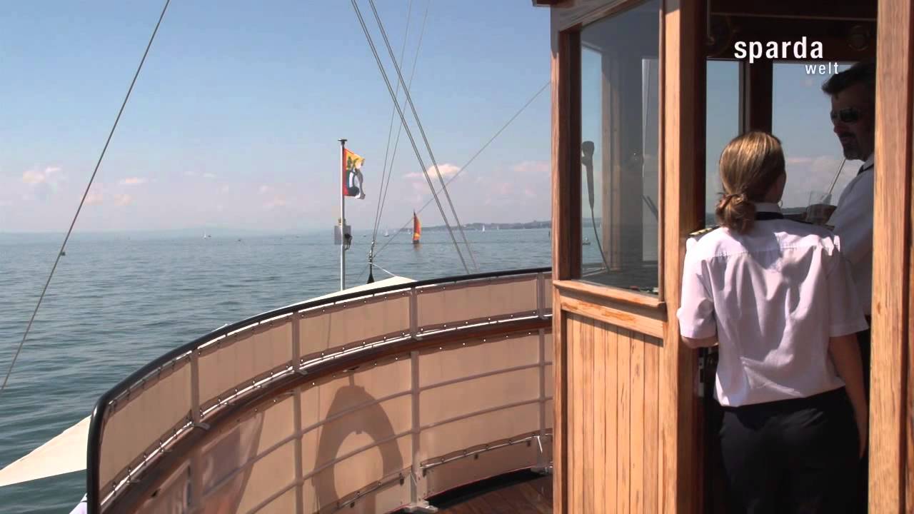 Das Schiff Hohentwiel auf dem Bodensee