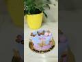 Simple and beautiful butterfly cake design 🦋 #trending #shortsfeed #viral