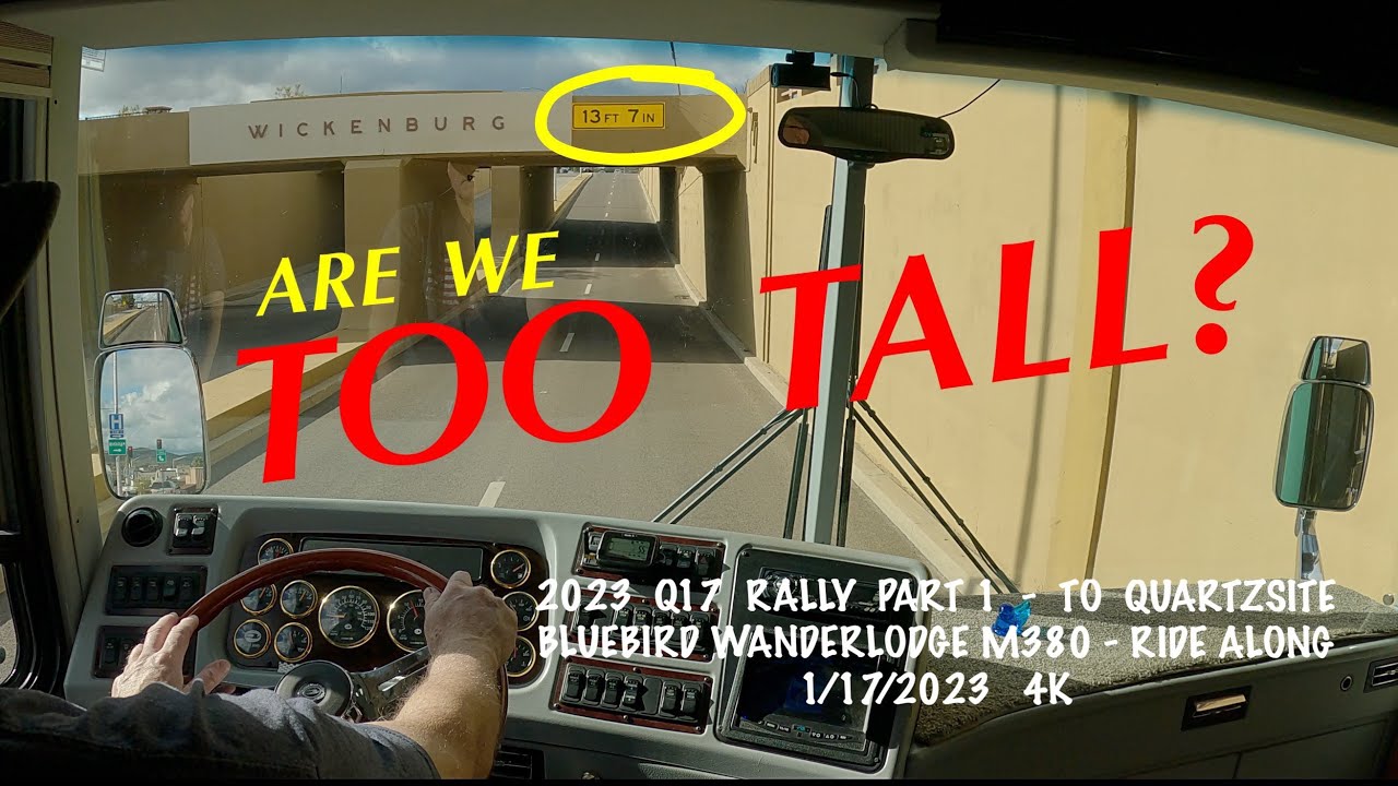 Part 1 - Q17 to the RALLY RIDE-ALONG - SURPRISE to QUARTZSITE AZ ...