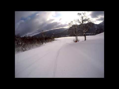 札幌国際スキー場朝一動画　2021.1. 22
