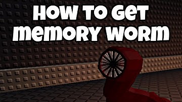 How to Get Memory Worm Noobie in Find the Noobies Morphs Roblox | backrooms