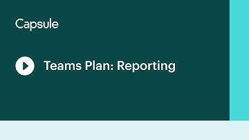 How to Use Activity and Sales Reporting (Teams Plan)