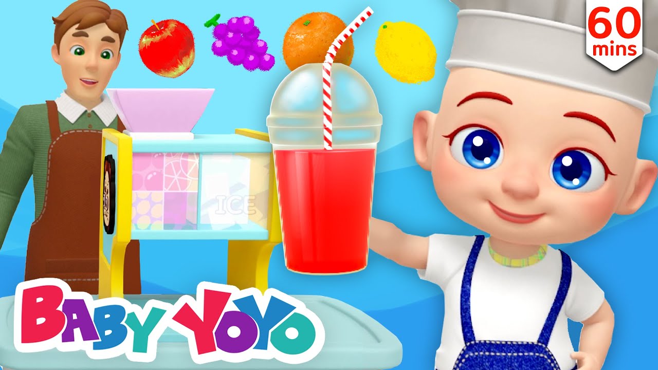 Selling Juice Fruit Song Color Song more Nursery rhymes Baby