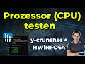 Prozessor (CPU) mit y-crunsher + HWInfo64 testen - gebrauchten PC kaufen Teil 5