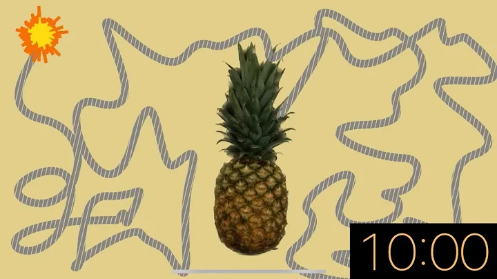 10 Minute Timer - Pineapple Explosion with Music 🍍🍍