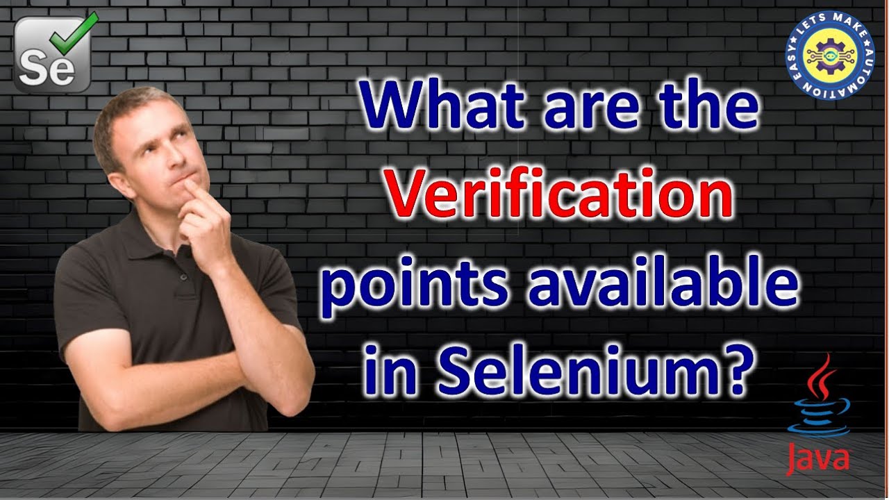 What are the Different Verification points available in Selenium ...