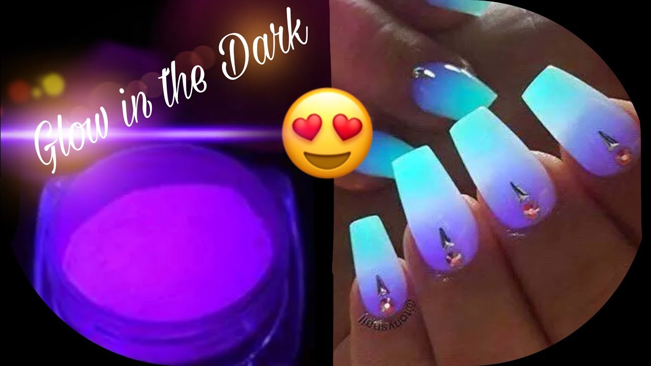 Has tus propios Acrílicos que Brillan En La Oscuridad Fácil y Económico 💅🏻