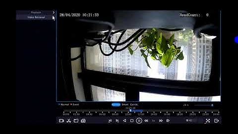 How to playback NVR and lock the record