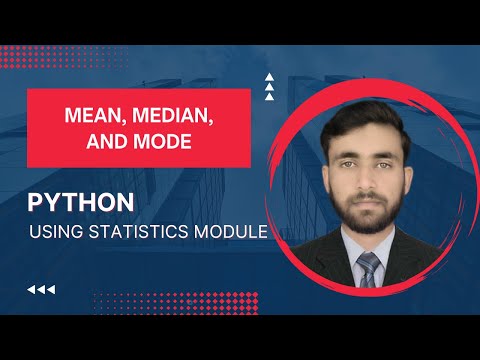 How to find the mean, median, and mode of given data in python |Statistics  module| |Codingna|