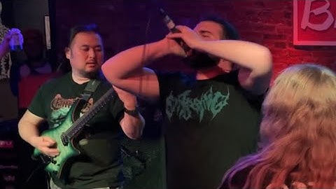 Defeated Sanity Lusting For Transcendence Live 3-15-22 Mag Bar Louisville KY 60fps